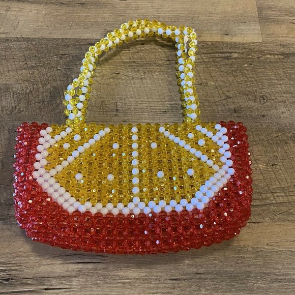 Unbranded Handbags - Mini Watermelon Beaded Bag NWOT